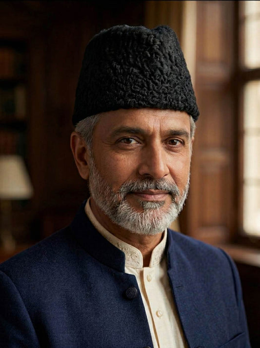 black karakul  jinnah cap