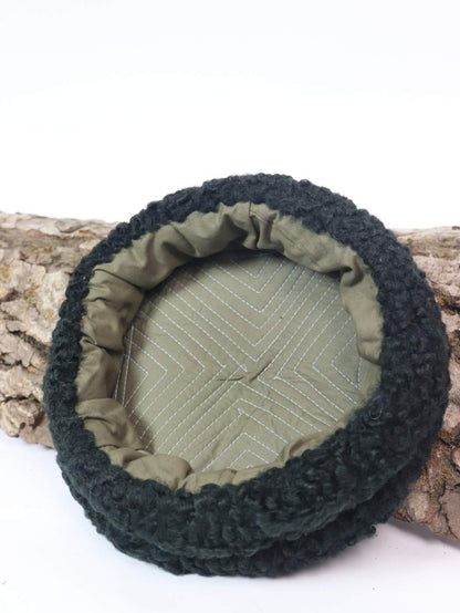 black fir ur cap in karakul