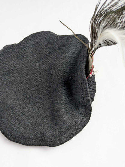 chitrali cap pakol with markhor and feather