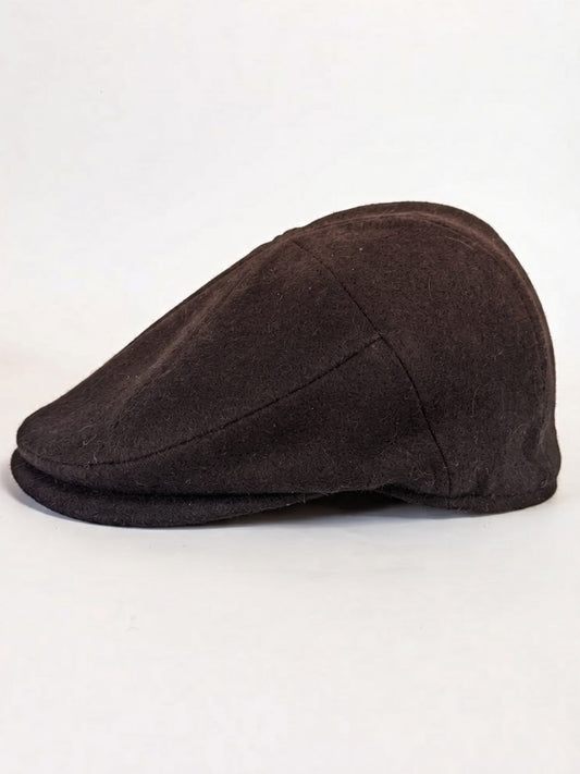 Flat Golf Cap | Blazer Wool Fabric
