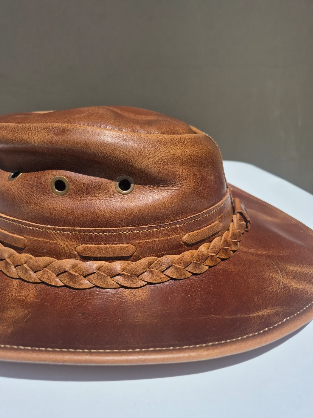 Premium Leather Cowboy Hat | Classic American Style