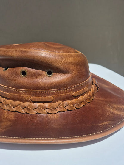 Premium Leather Cowboy Hat | Classic American Style