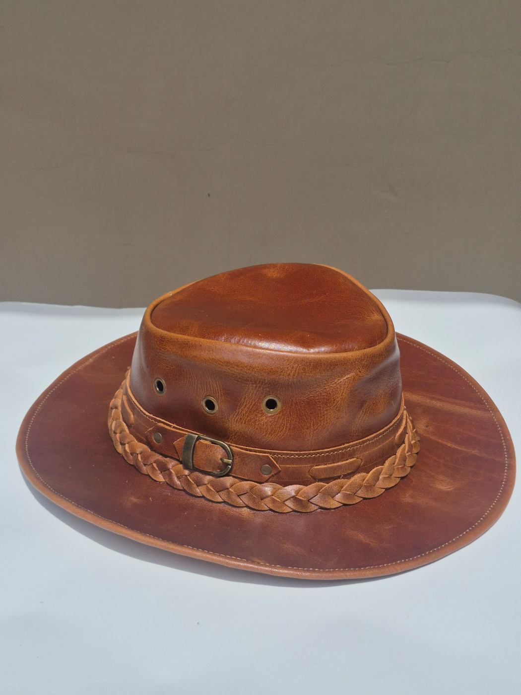 Premium Leather Cowboy Hat | Classic American Style
