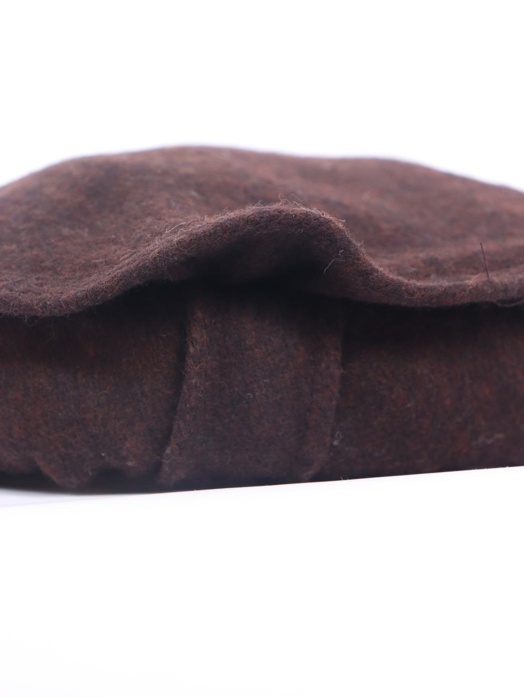 Dark Brown Pakol Cap – Handmade Afghani Peshwari Style Hat