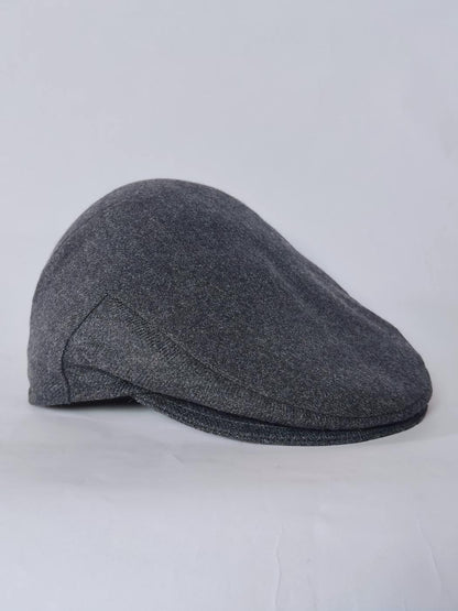 Flat Cap Dark Grey | Golf, Office or Ivy Cap – Lightweight