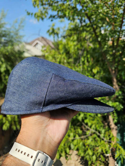 Formal Cap for Men in Denim Cotton for Summers | Golf Hat