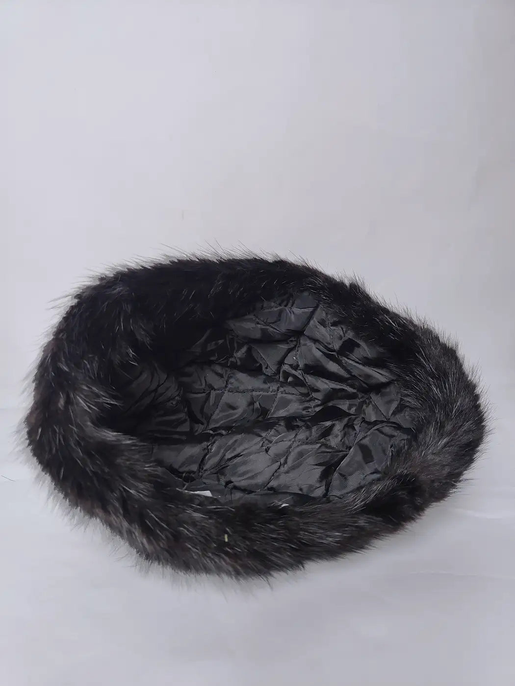 black cap inside lining