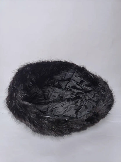 black cap inside lining