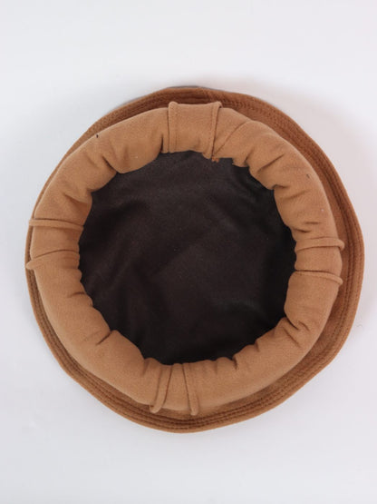 Golden Afgani Cap – Handmade Pashtun Pakol Topi
