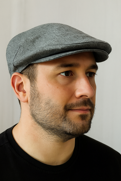 Performance Golf Flat Cap – Lightweight, Breathable, Sun-Ready