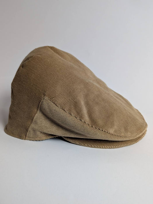 Golf Corduroy Flat Cap – Lightweight, Solid Colors