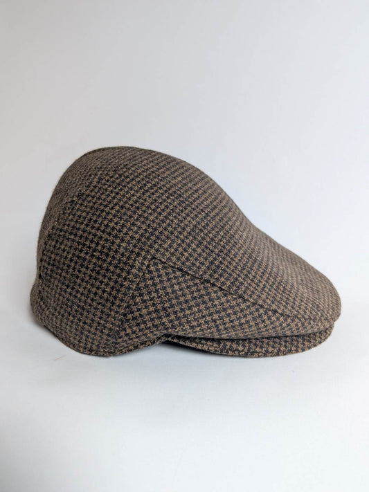 Golf Flat Cap – Khaki Design