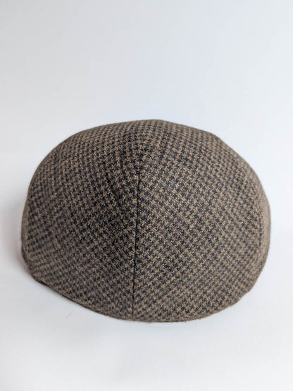 brown golf cap back side 