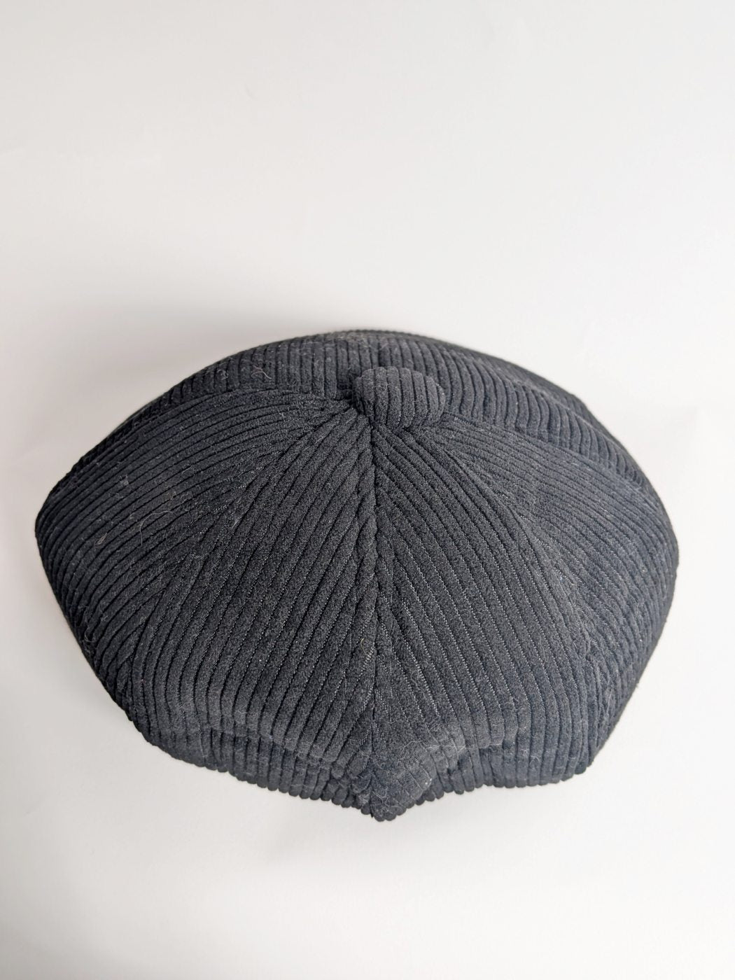 Corduroy Golf Flat Cap - With Front Buttons
