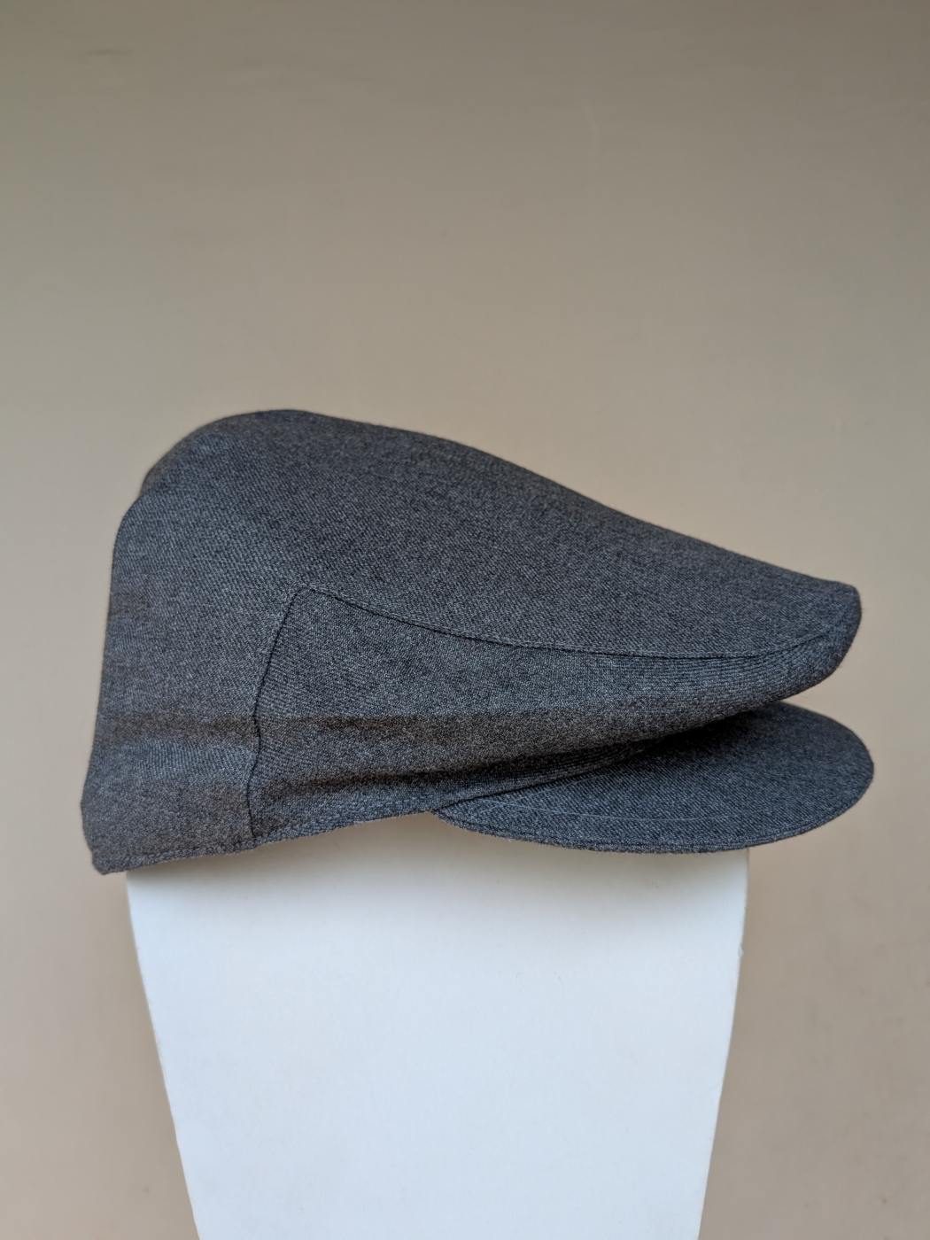 gold cap in grey