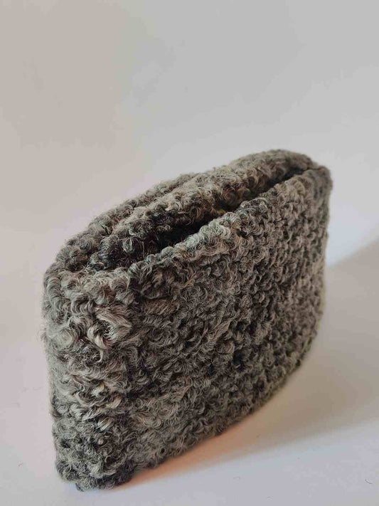 Grey Karakul Cap | Traditional Wool Hat
