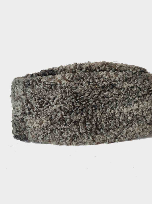 Grey Karakul Cap | Traditional Wool Hat
