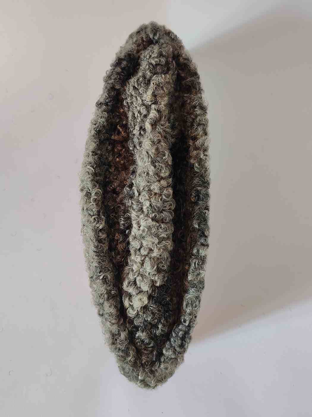 Grey Karakul Cap | Traditional Wool Hat