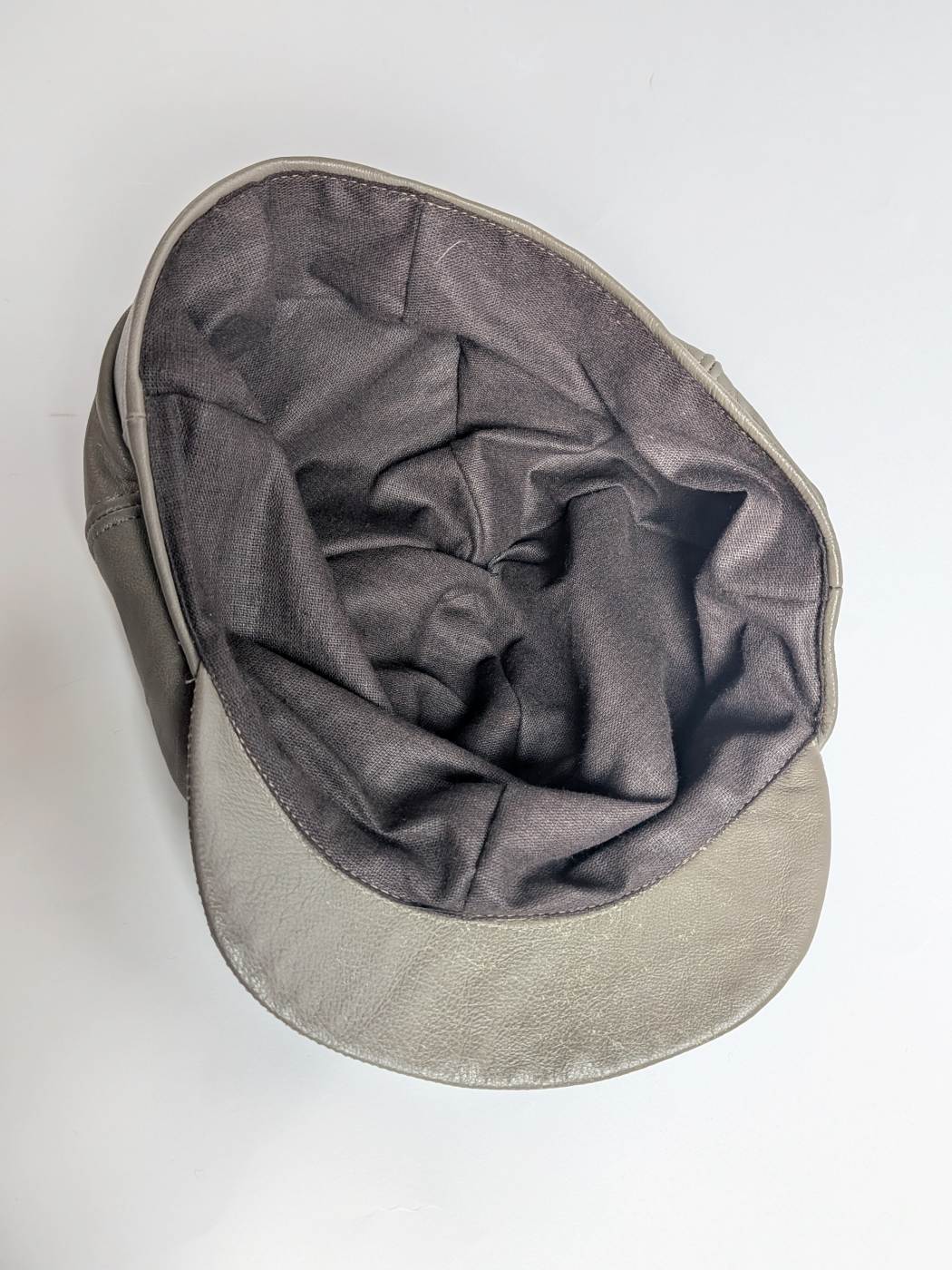 Genuine Leather French Flat Cap | Beret Baggy Style