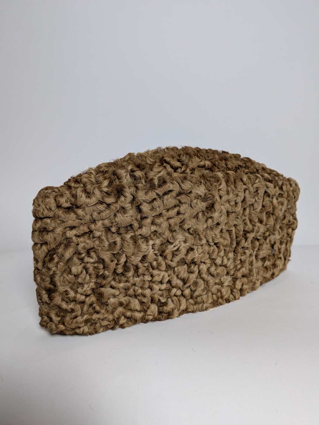 Premium Brown Karakul Cap | Traditional Wool Hat
