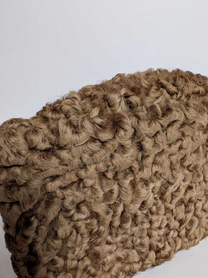 Premium Brown Karakul Cap | Traditional Wool Hat
