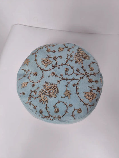 Kashmiri Cap Shahkar with Machine Sozni Embroidery