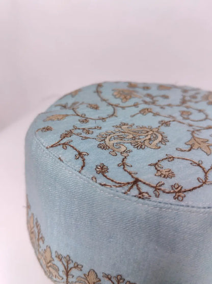 Kashmiri Cap Shahkar with Machine Sozni Embroidery