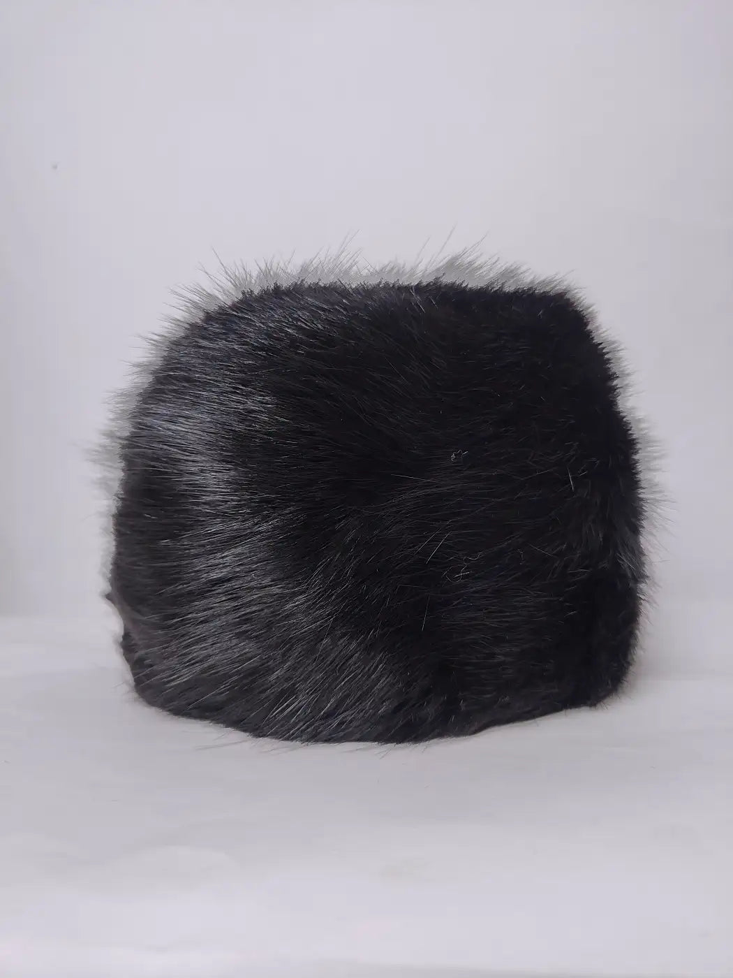 Kashmiri fur cap in black