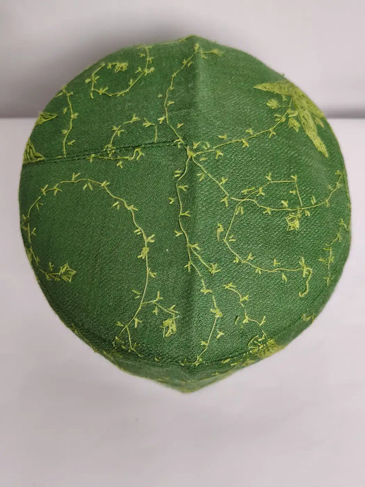 traditional cap with Kashmiri hand sozni work 