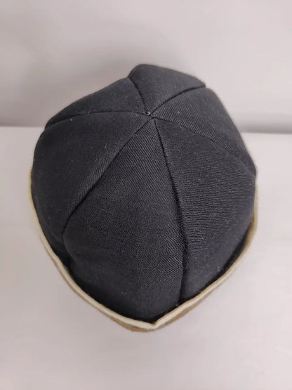 black cap from Kashmir top side
