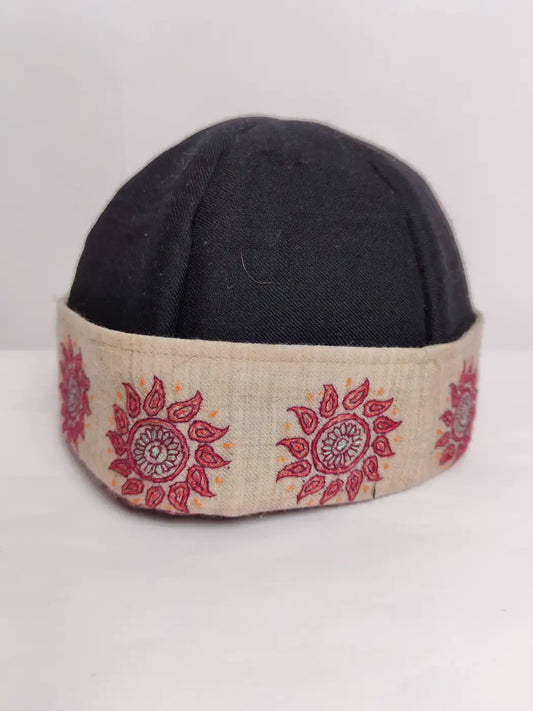 kashmiri traditional cap with sozni across the border 