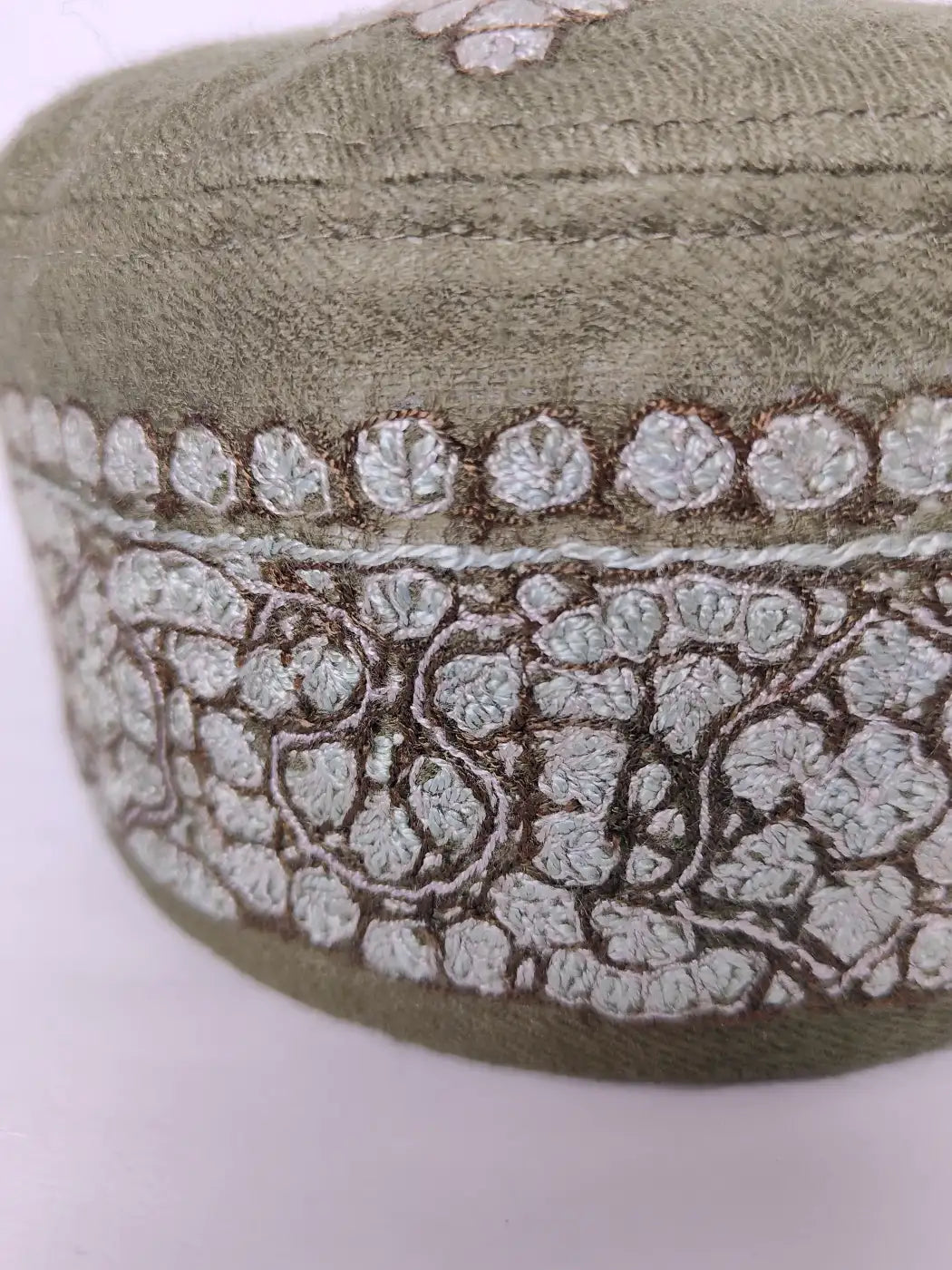 hand sozni embroidery cap from Kashm