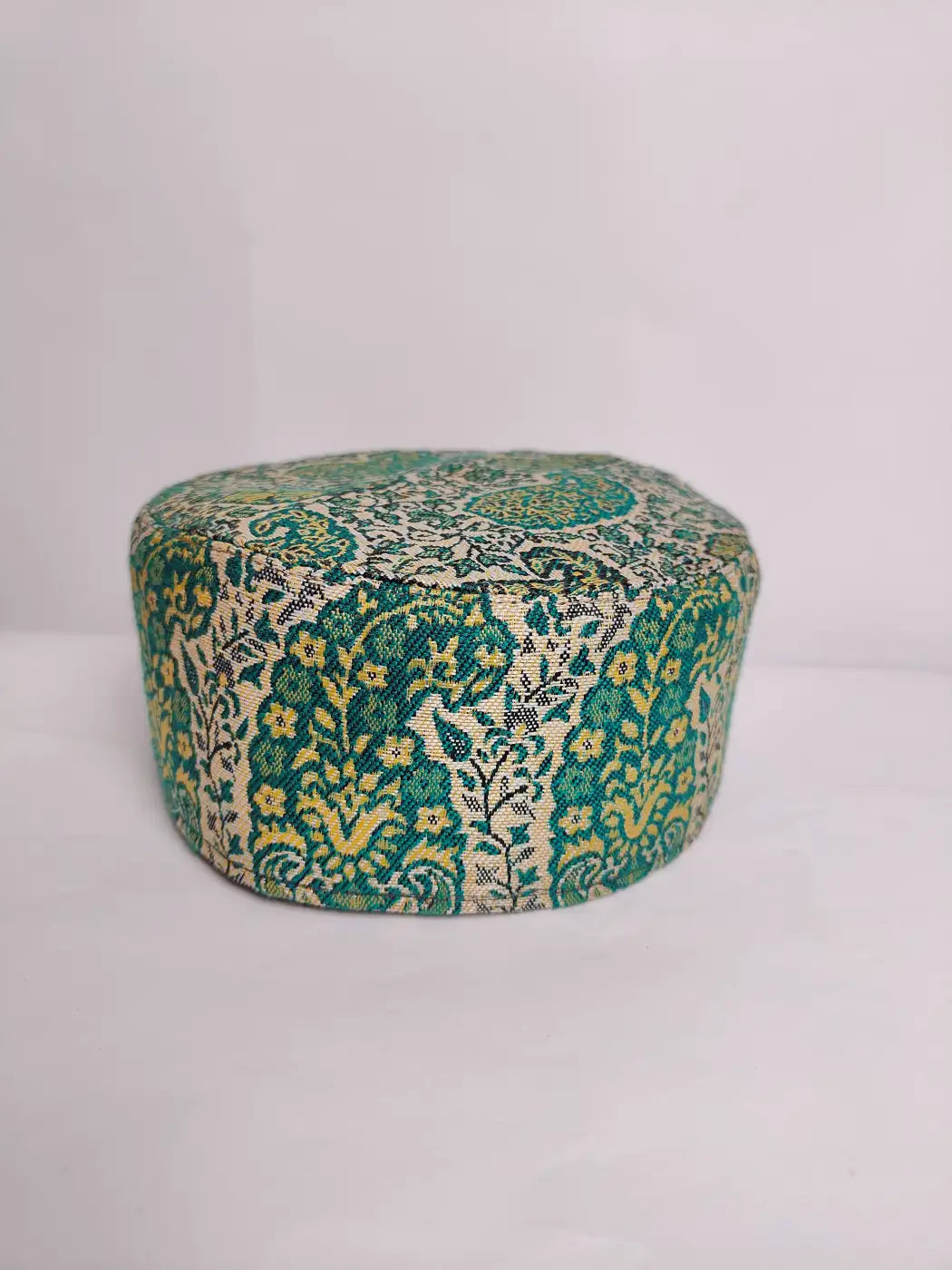 Kani topi from Kashmir in green colour 