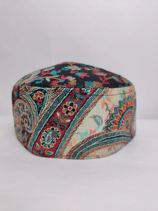 kani cap floral pattern across sides 