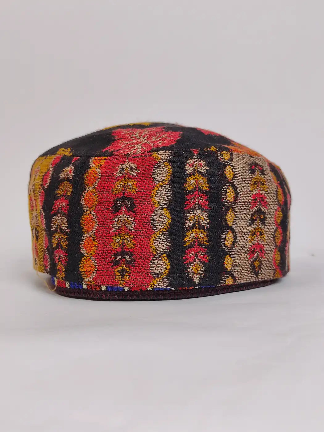 Kani Cap Syed Alam Kashmiri Chinar Stripes