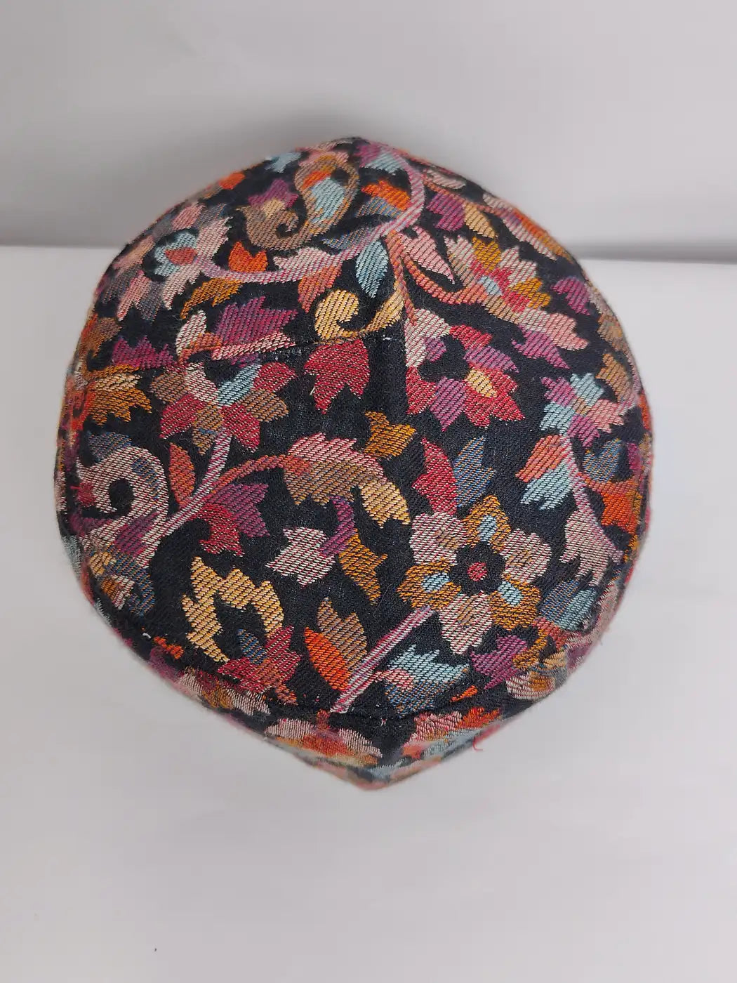 black kani cap for men in florals