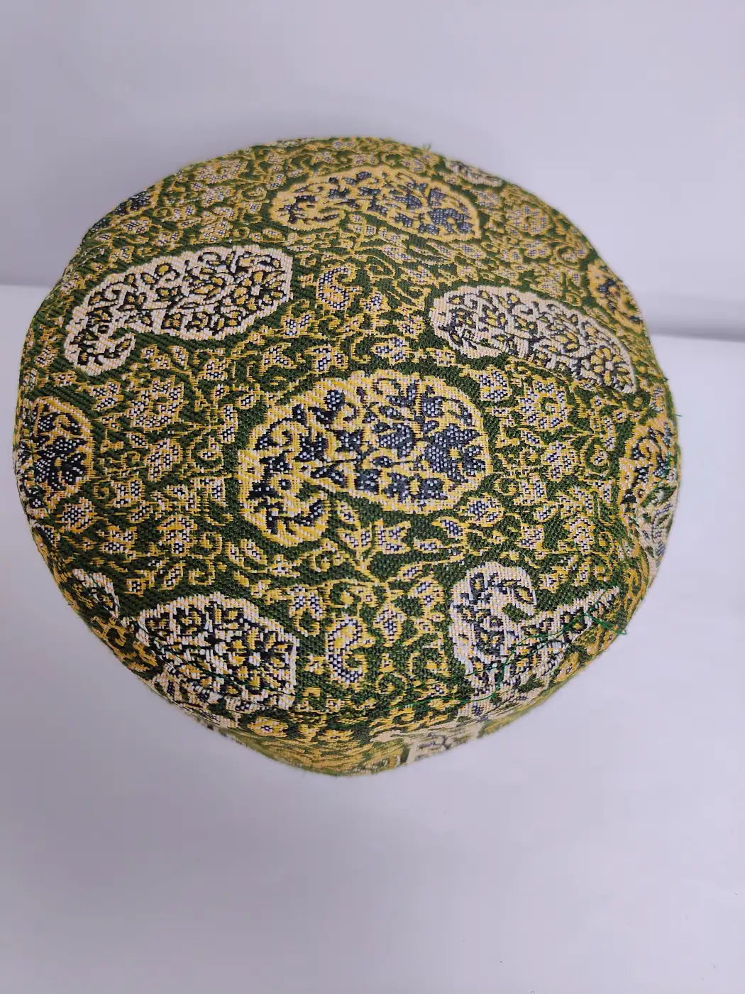 Kashmiri kani traditional cap with floral woven pattern