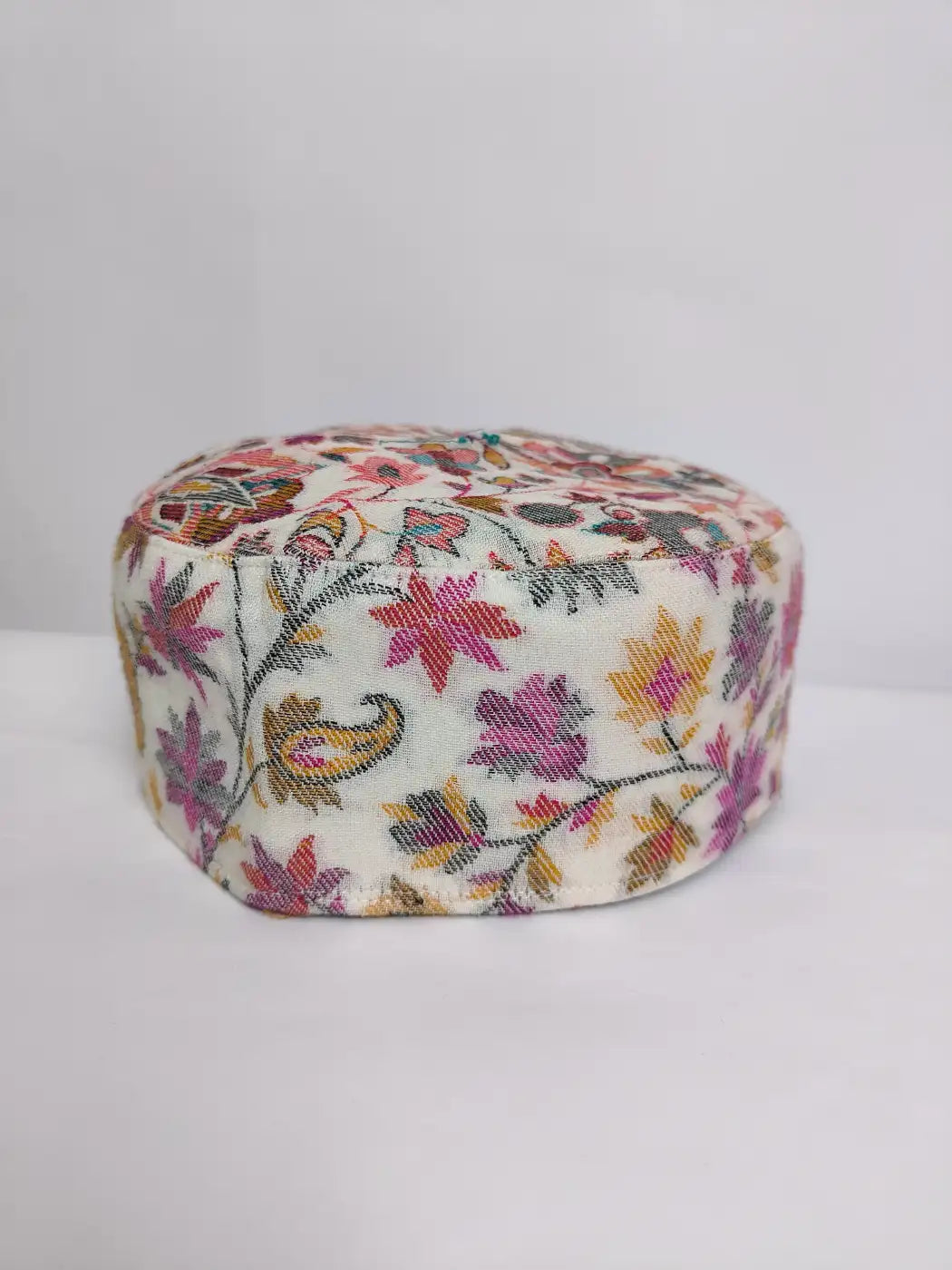 floral kani pattern cap
