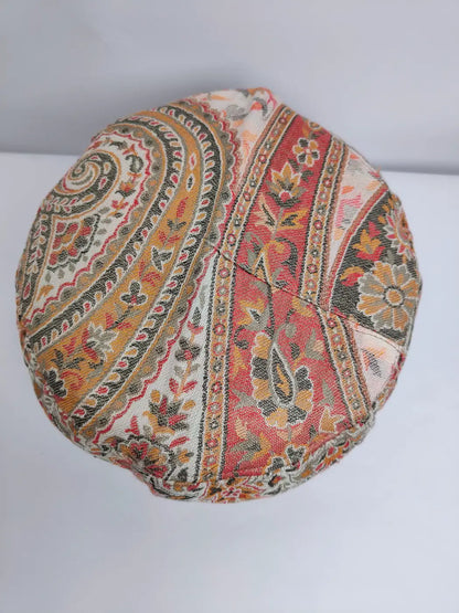 Kani kashmiri topi top side from Kashmir
