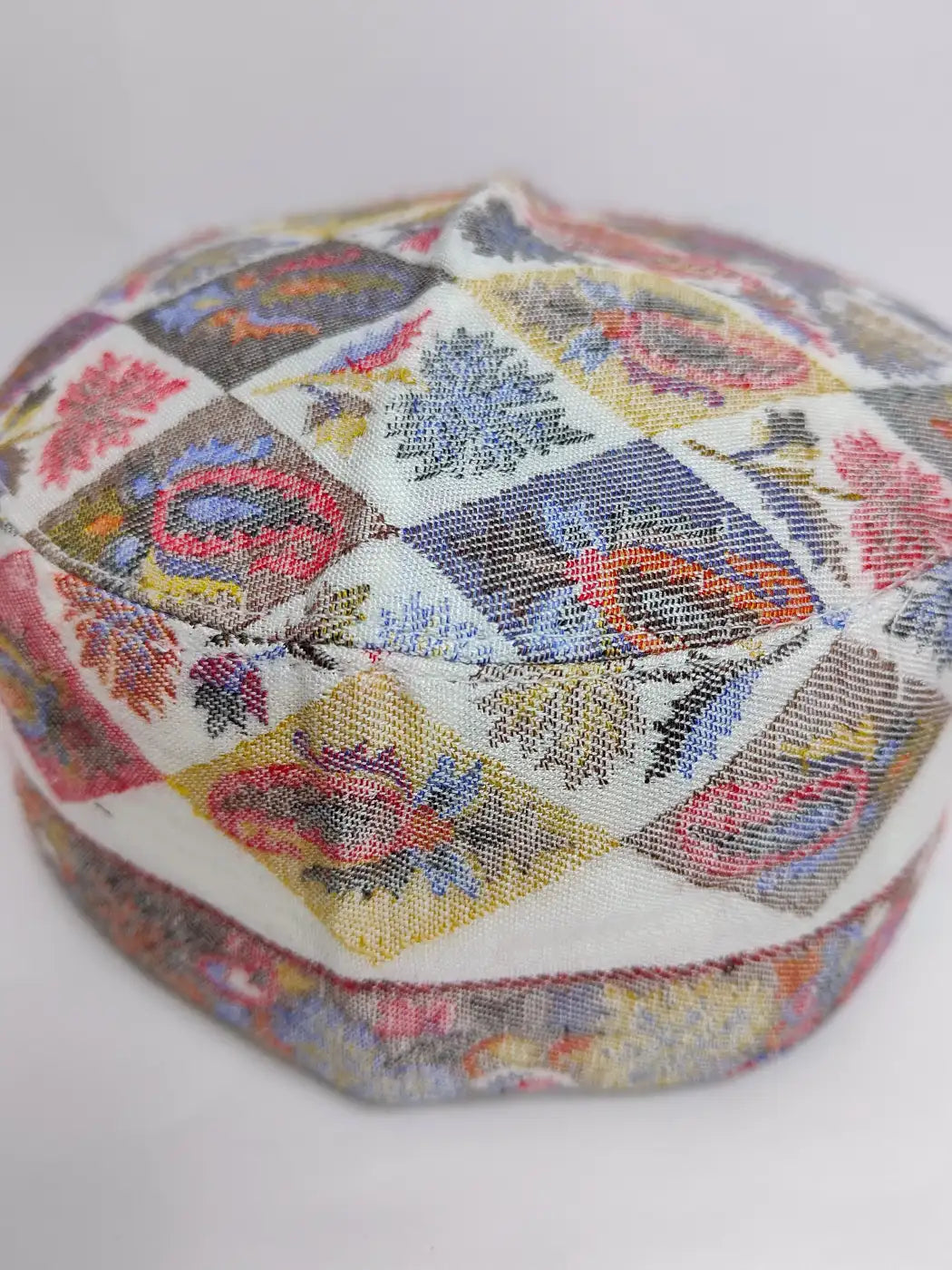 Kani traditional cap with geometrical patterns
