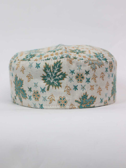 Grey Chinaar bagh Kashmiri Sukoon Kani Cap