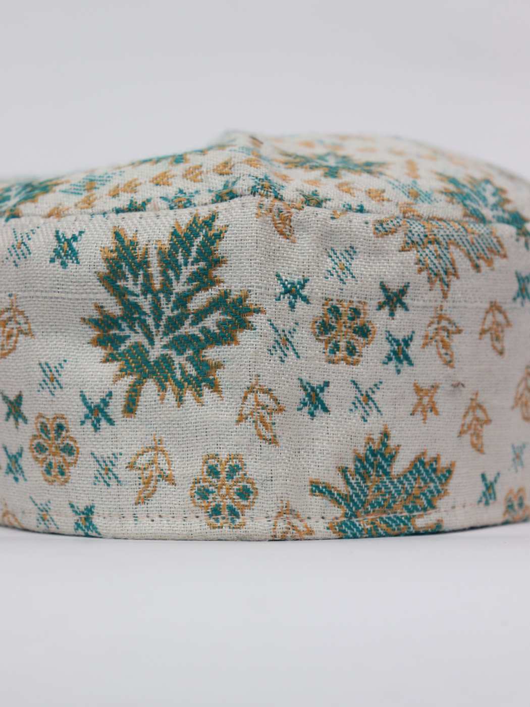 Grey Chinaar bagh Kashmiri Sukoon Kani Cap