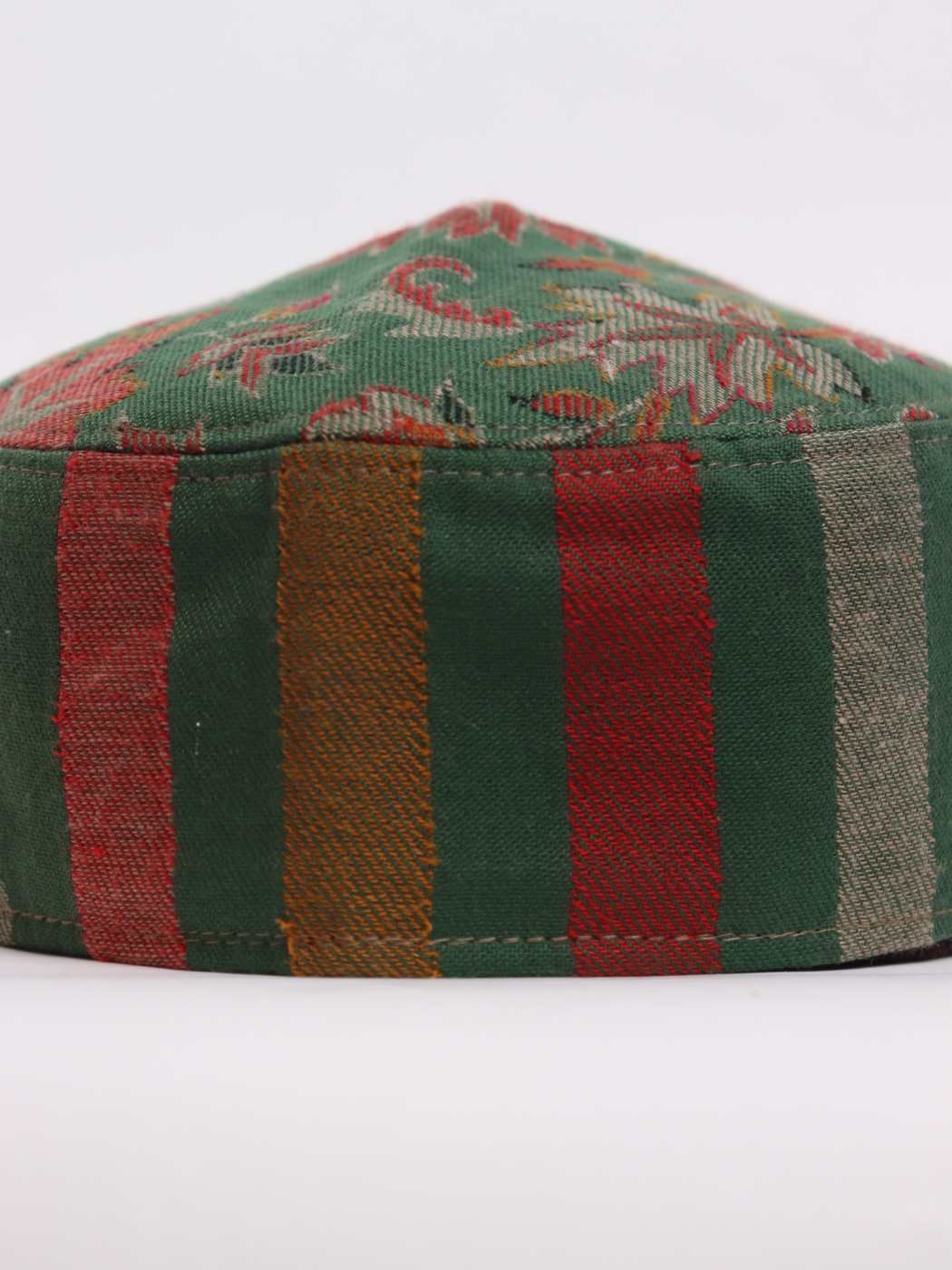 Green Kashmiri Round Kani Cap Sadaqat