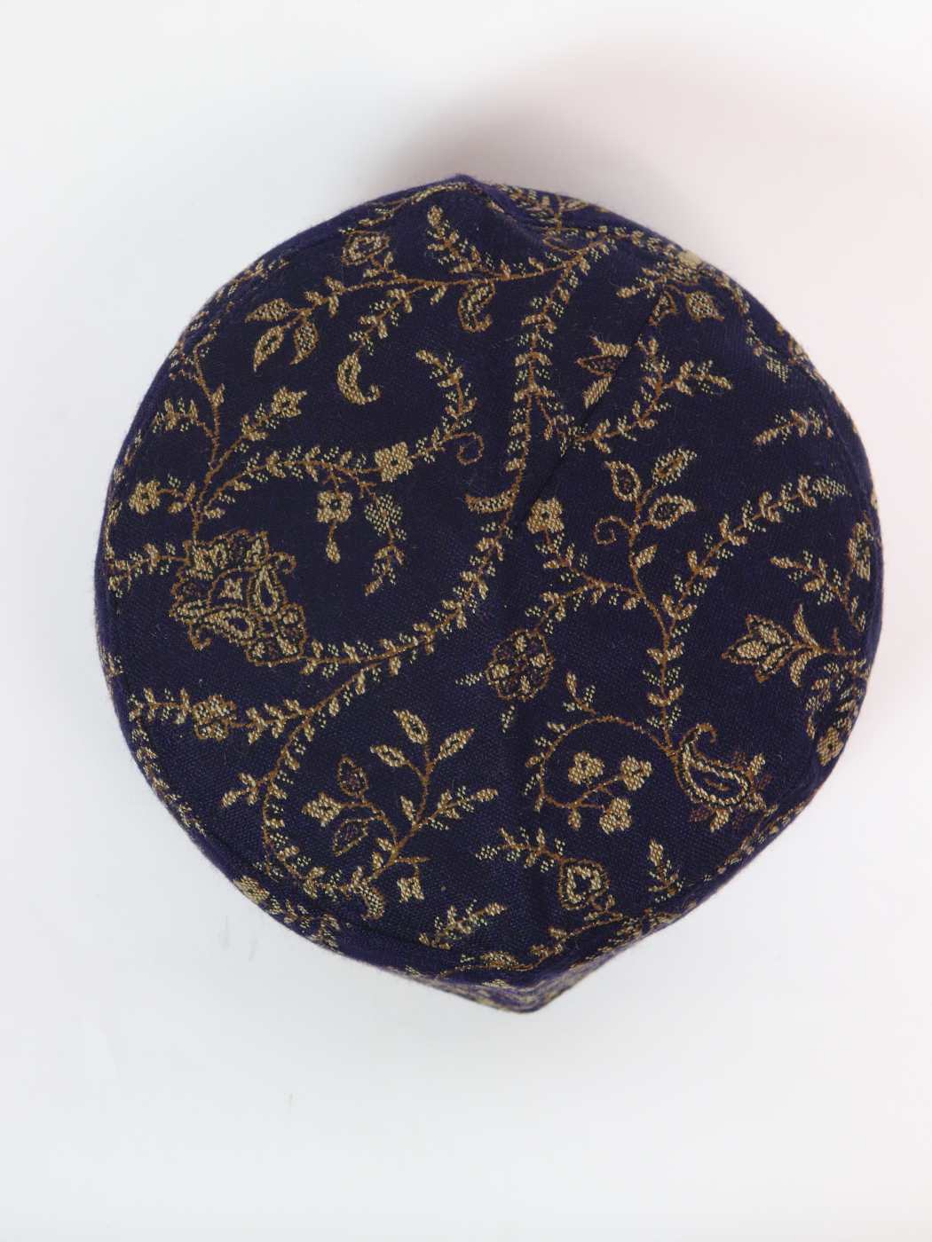 round cap in kani woven florals