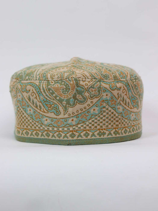 green Kashmiri cap