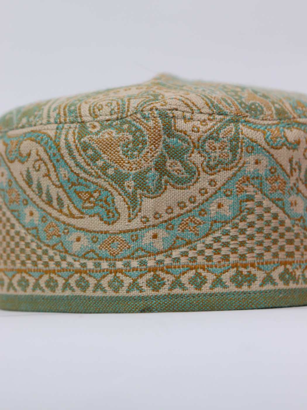 traditional cap in kani florals