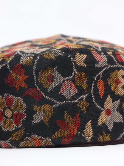 Kashmiri cap in kani woven pattern