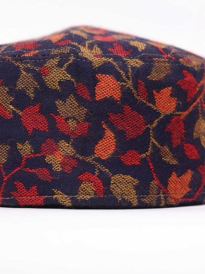 kani cap in florals across side