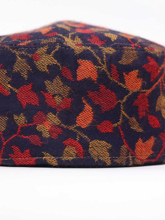 kani cap in florals across side
