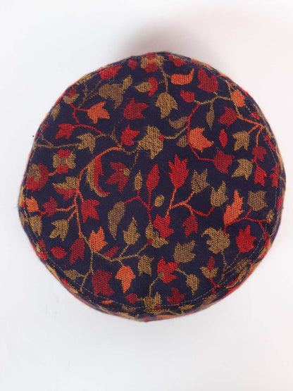 black cap in kani florals top side